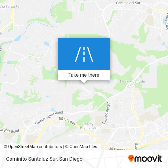 Caminito Santaluz Sur map
