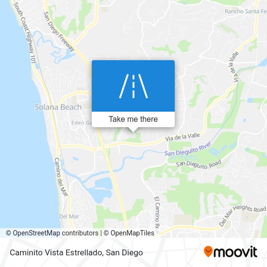 Mapa de Caminito Vista Estrellado