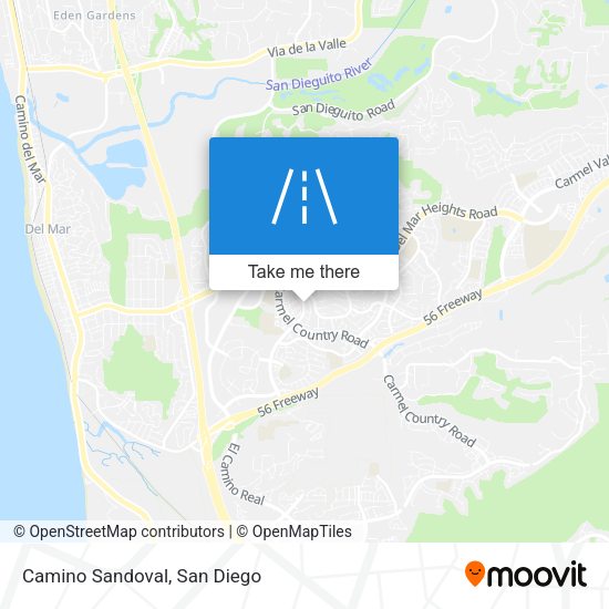 Mapa de Camino Sandoval