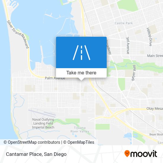 Cantamar Place map
