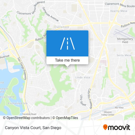 Mapa de Canyon Vista Court