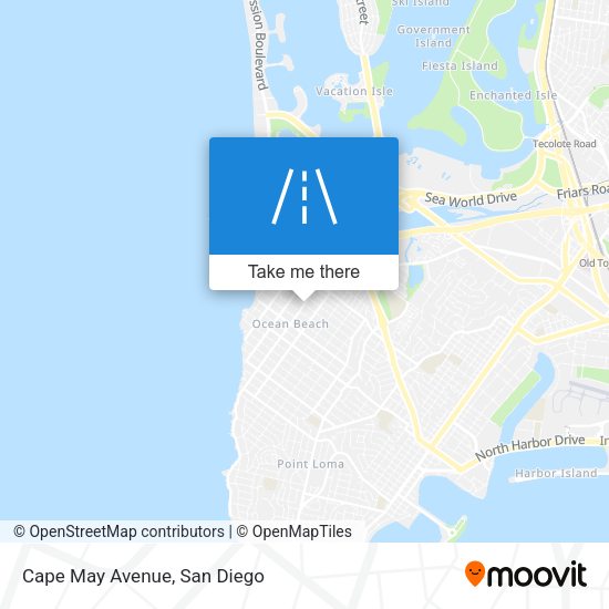 Cape May Avenue map