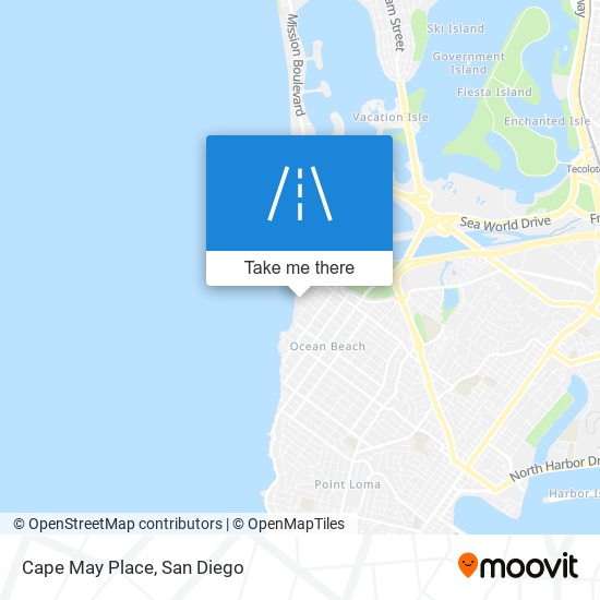 Cape May Place map