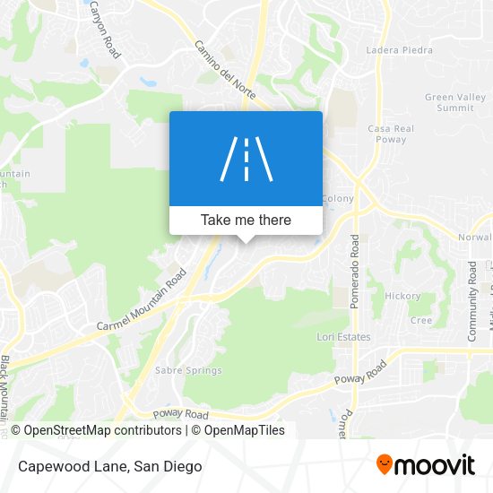Mapa de Capewood Lane