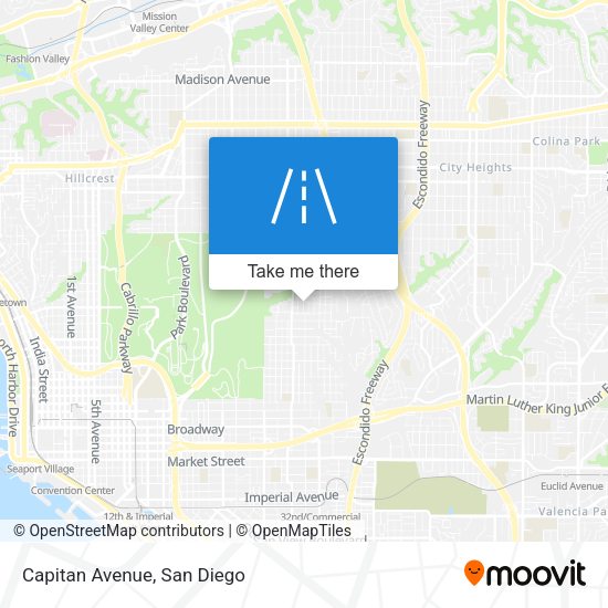 Mapa de Capitan Avenue