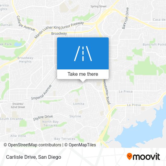 Mapa de Carlisle Drive