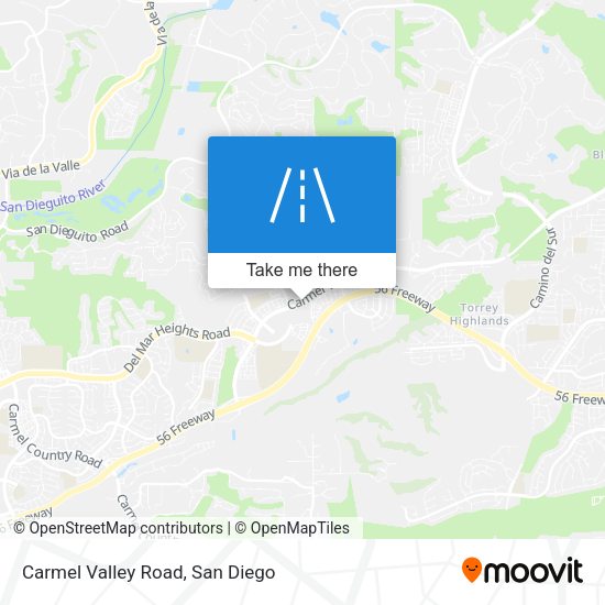 Carmel Valley Road map