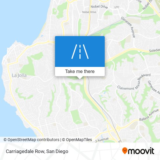Mapa de Carriagedale Row