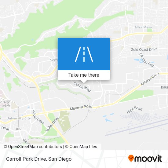 Carroll Park Drive map