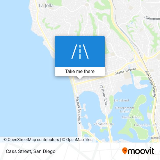 Mapa de Cass Street