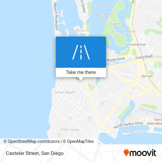 Castelar Street map