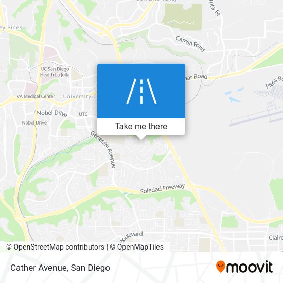 Mapa de Cather Avenue