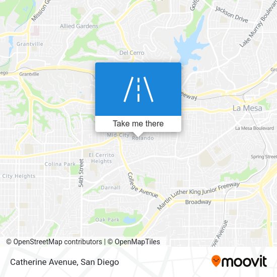 Mapa de Catherine Avenue
