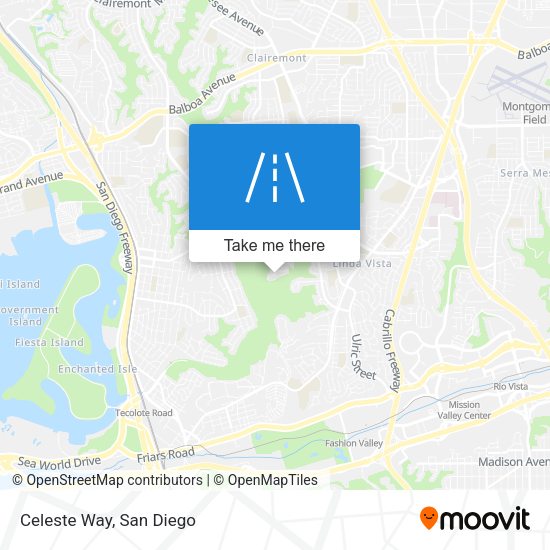 Mapa de Celeste Way