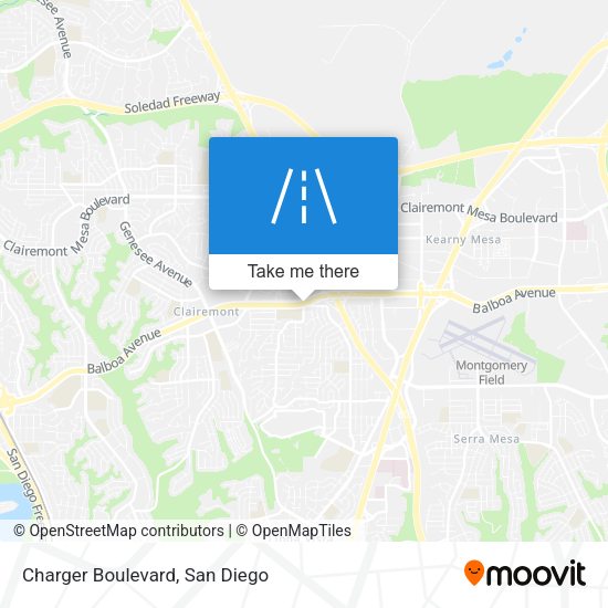 Charger Boulevard map