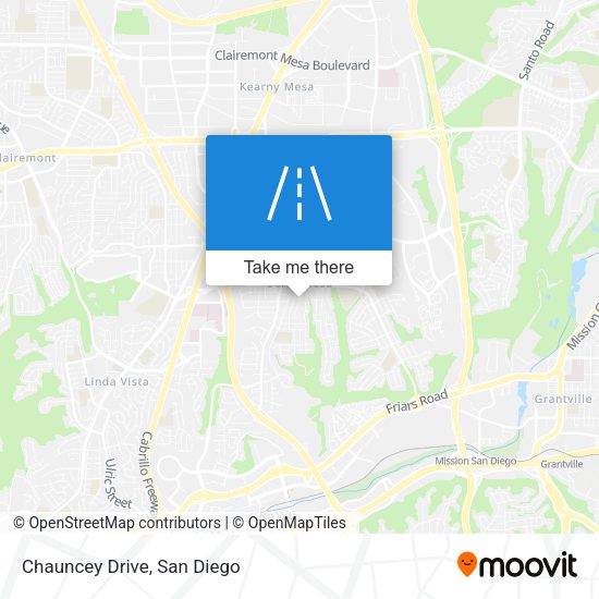 Mapa de Chauncey Drive