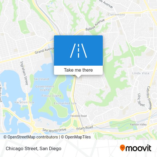 Mapa de Chicago Street