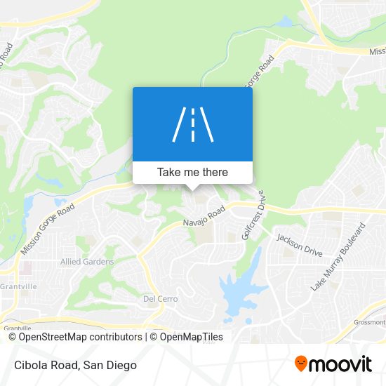 Mapa de Cibola Road