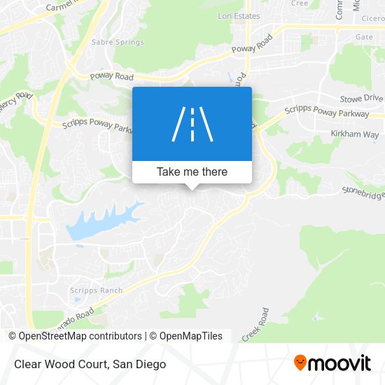 Mapa de Clear Wood Court