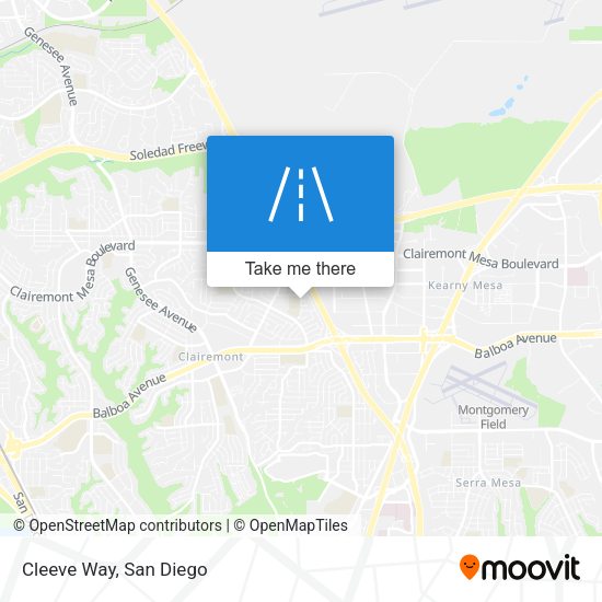 Cleeve Way map