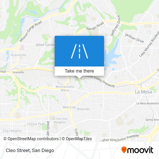 Mapa de Cleo Street