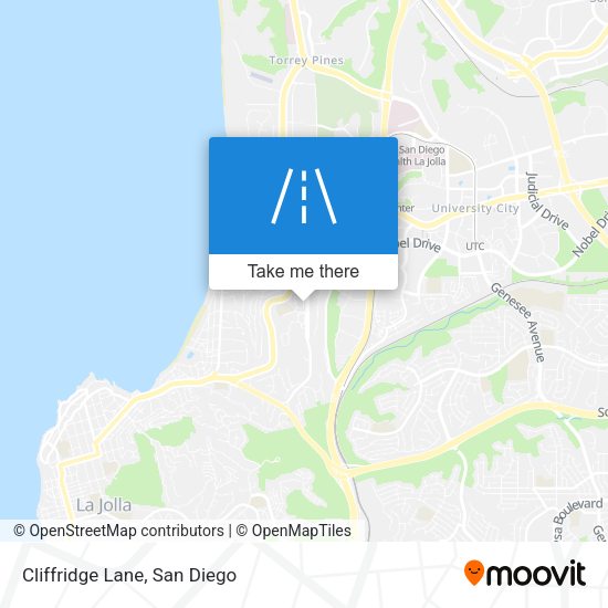 Cliffridge Lane map