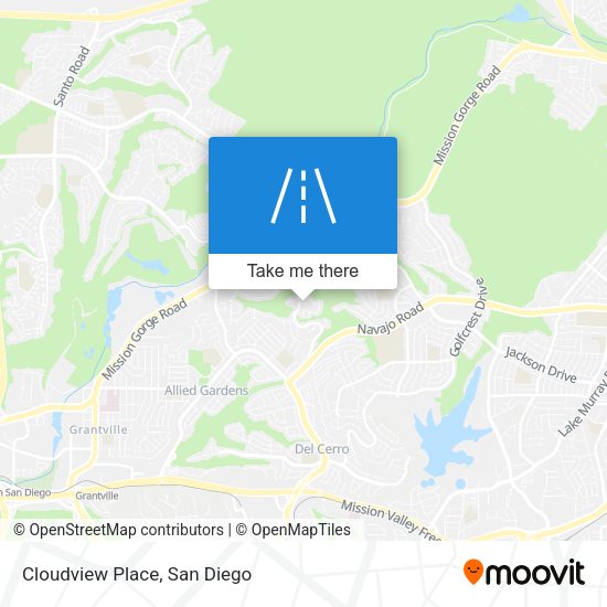 Mapa de Cloudview Place