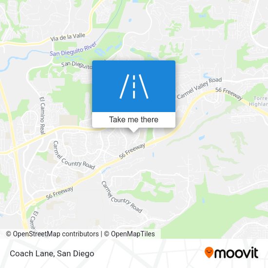 Mapa de Coach Lane