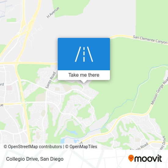 Mapa de Collegio Drive