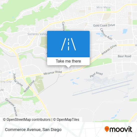 Commerce Avenue map