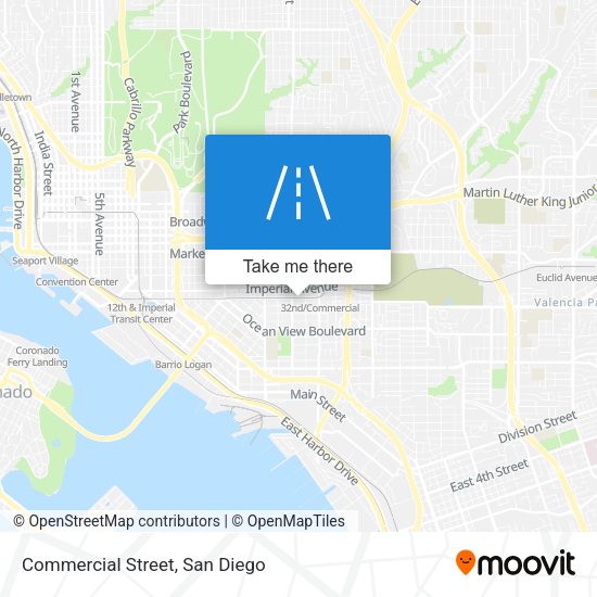 Mapa de Commercial Street
