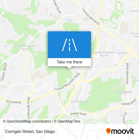Mapa de Corrigan Street