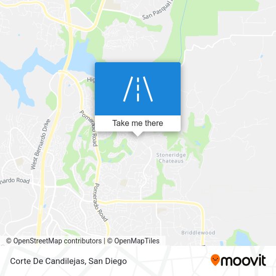 Corte De Candilejas map