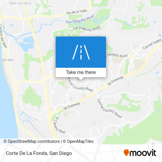 Mapa de Corte De La Fonda