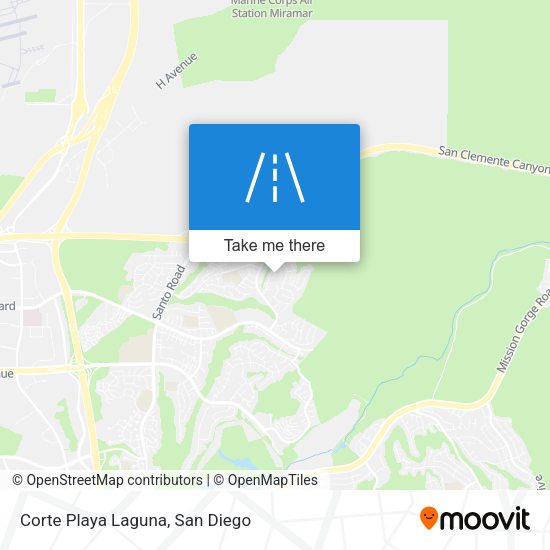 Corte Playa Laguna map