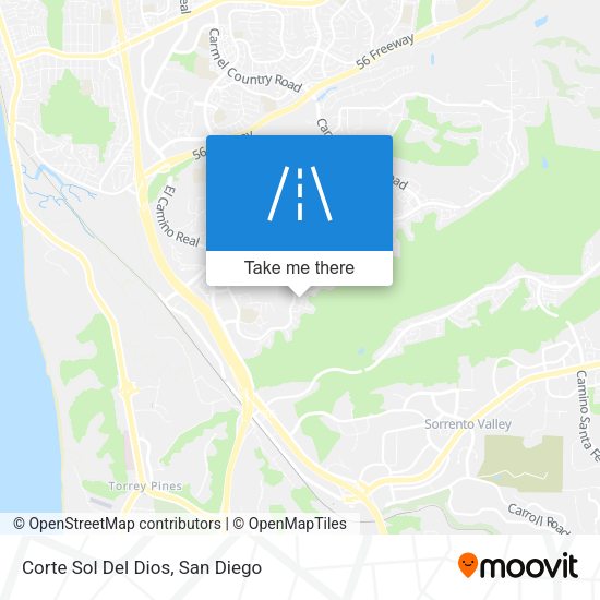 Mapa de Corte Sol Del Dios