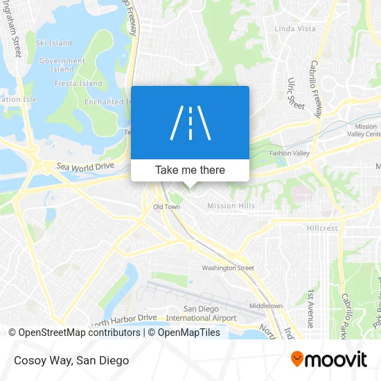 Cosoy Way map