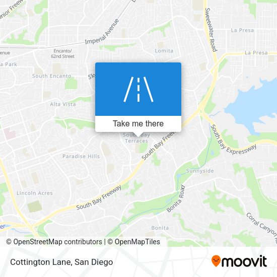Mapa de Cottington Lane