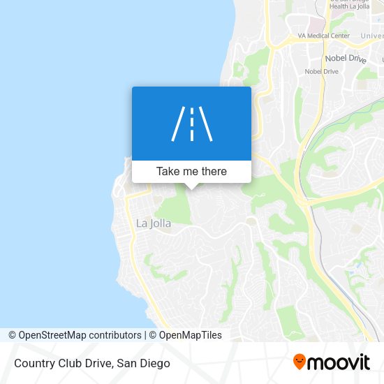 Mapa de Country Club Drive