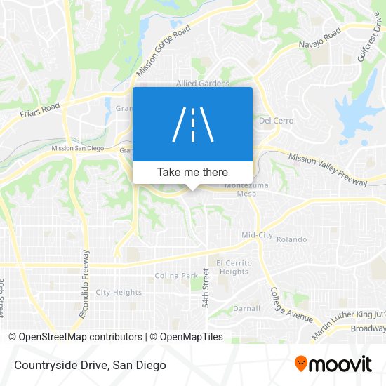 Mapa de Countryside Drive