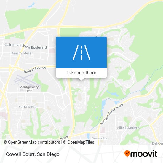 Mapa de Cowell Court