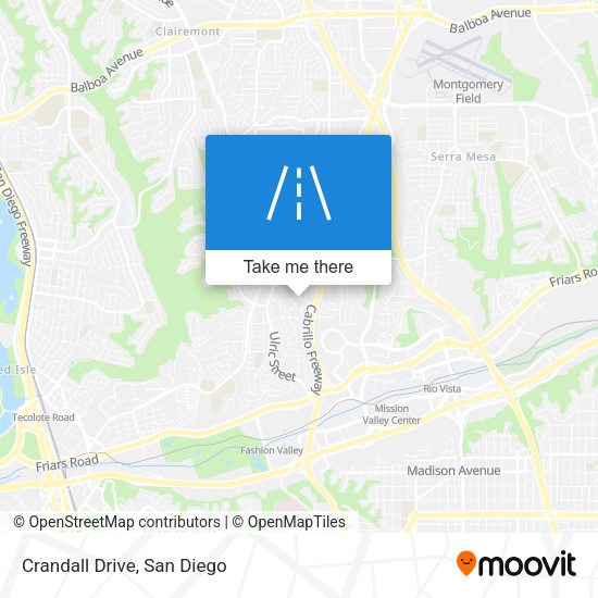 Mapa de Crandall Drive