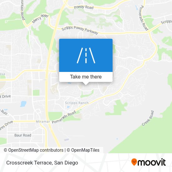 Mapa de Crosscreek Terrace
