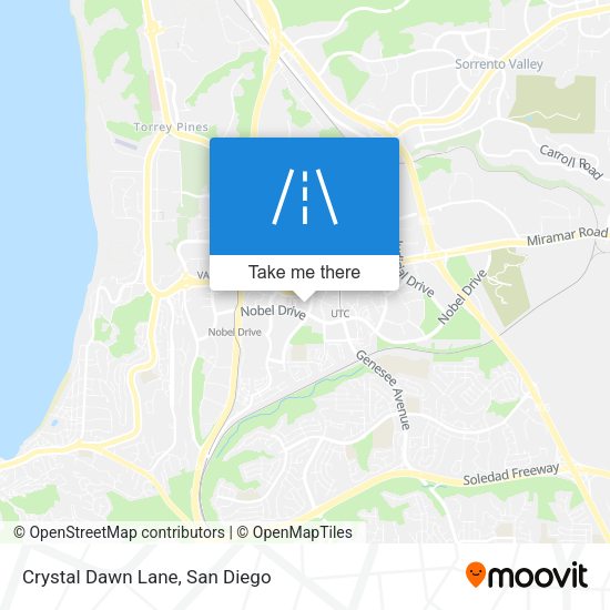 Mapa de Crystal Dawn Lane
