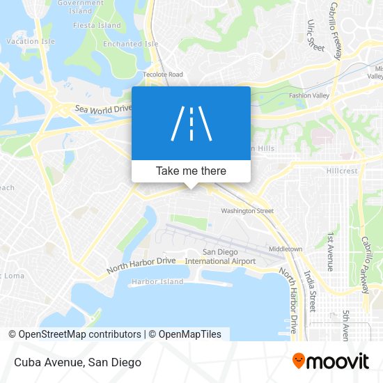 Mapa de Cuba Avenue