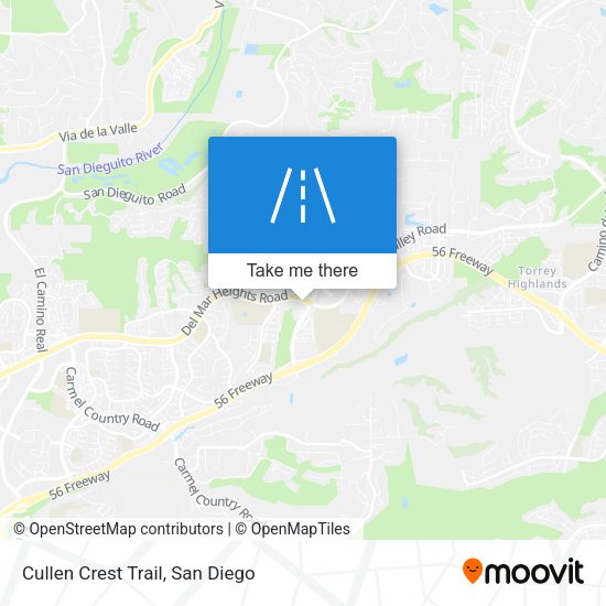 Cullen Crest Trail map