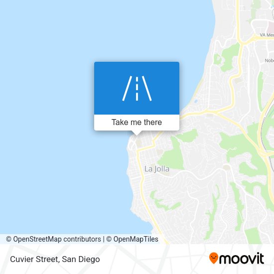 Mapa de Cuvier Street