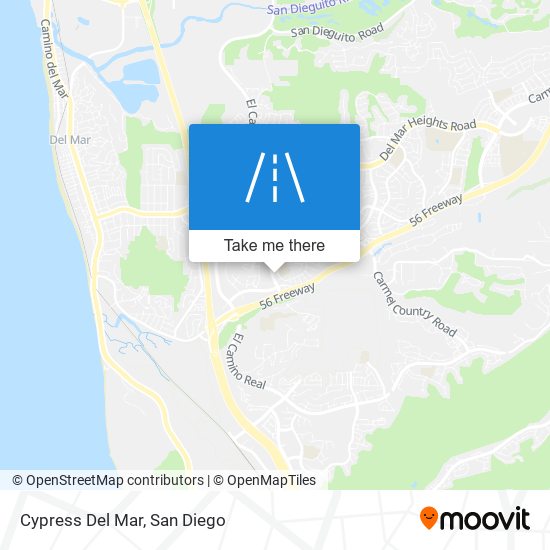 Cypress Del Mar map