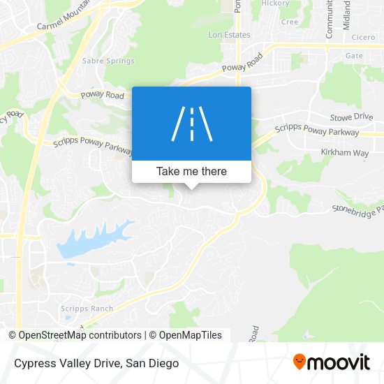 Mapa de Cypress Valley Drive