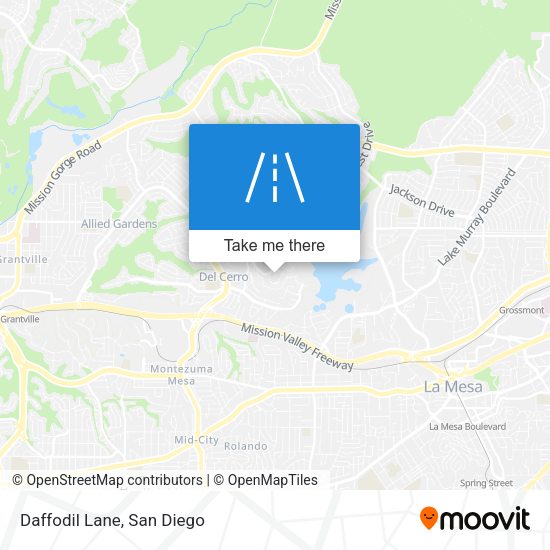 Mapa de Daffodil Lane